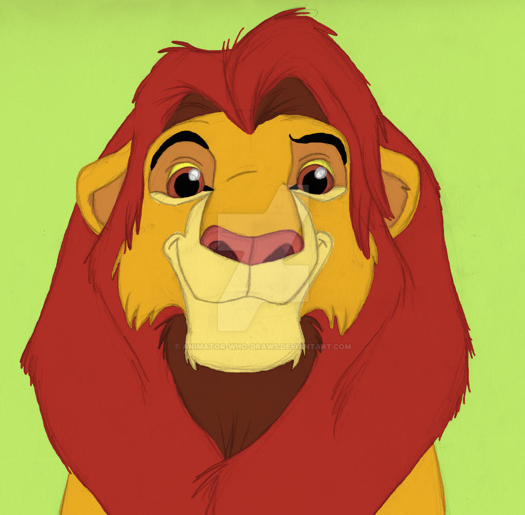 Simba Portrait by Animator-who-Draws on DeviantArt