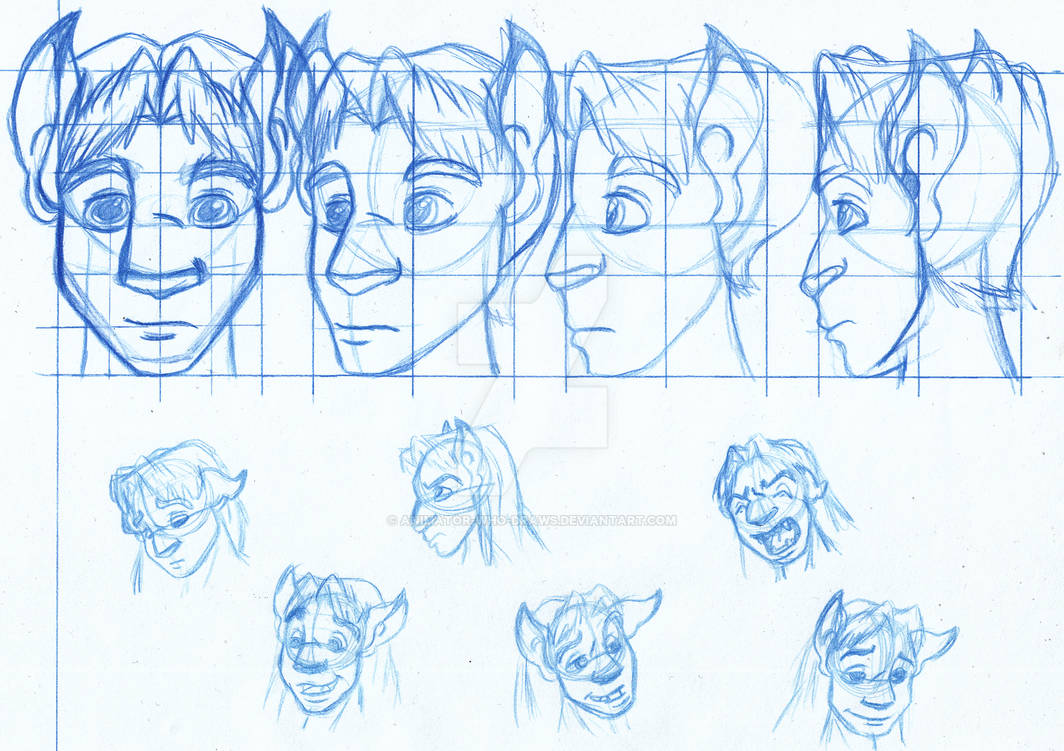 Character Face Model by Animator-who-Draws on DeviantArt