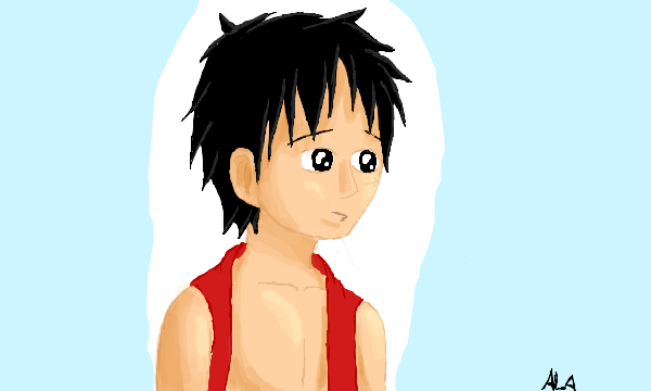 Pouty Luffy