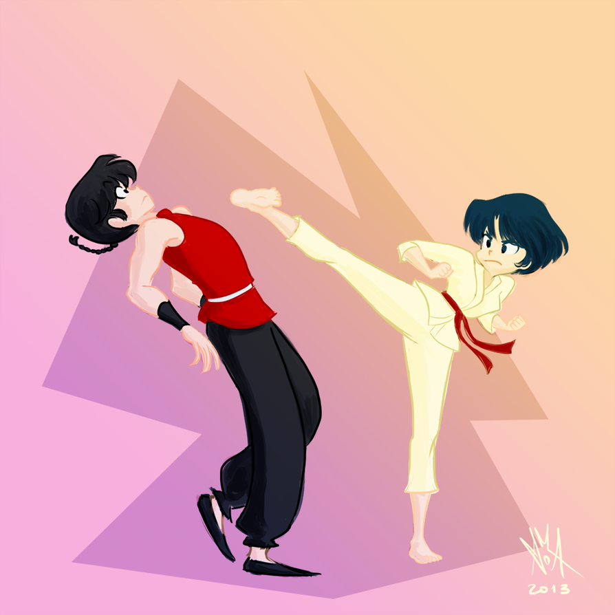 Akane Drawing Ranma Ranma and Akane by amandaquino on DeviantArt
