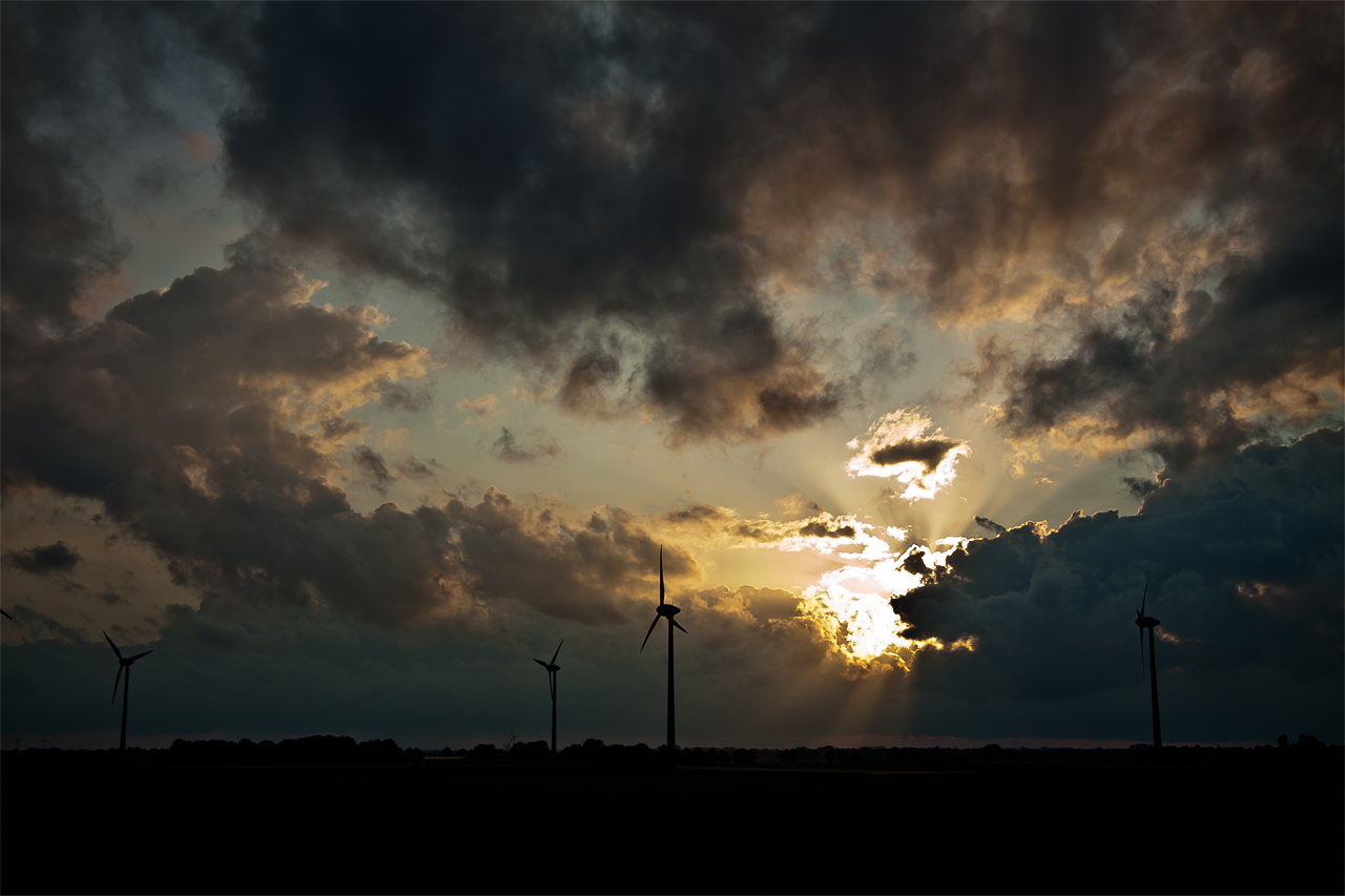 cloudy sunset