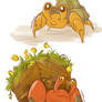 Crustle and Dwebble