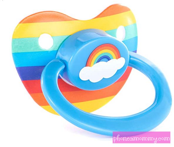 Pacifier Base Deviantart Rainbow Pacifier by AuntieBrenda on DeviantArt
