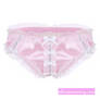 Lacy Pink Satin Sissy Panties