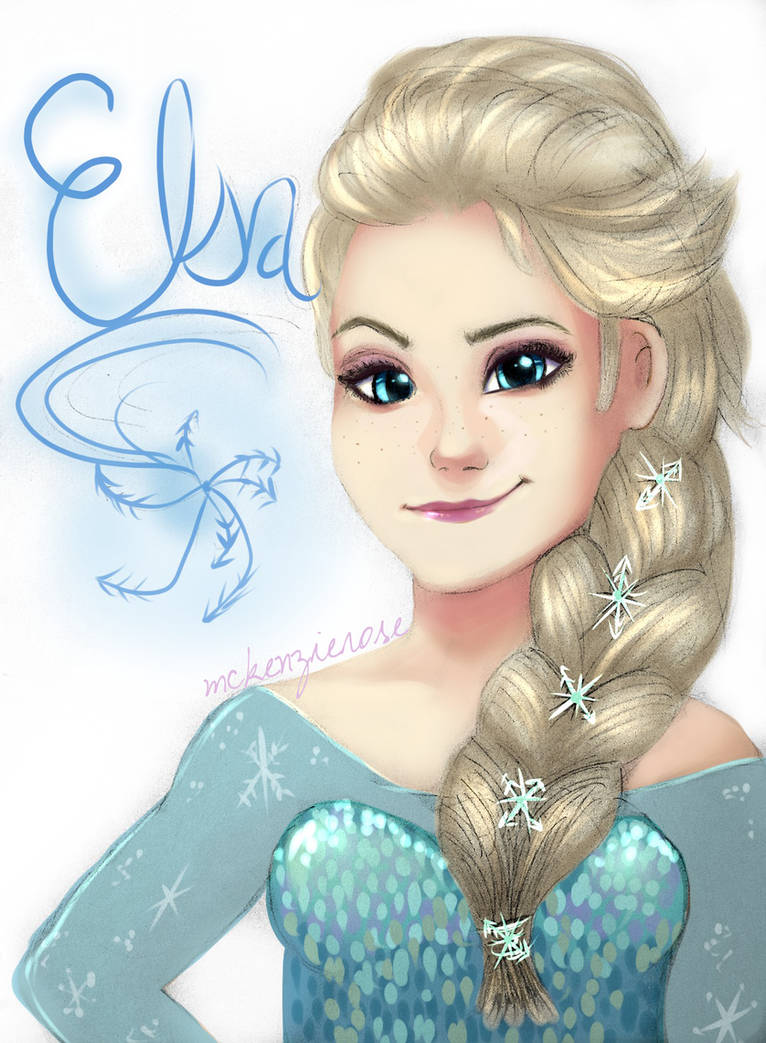 Elsa Drawing