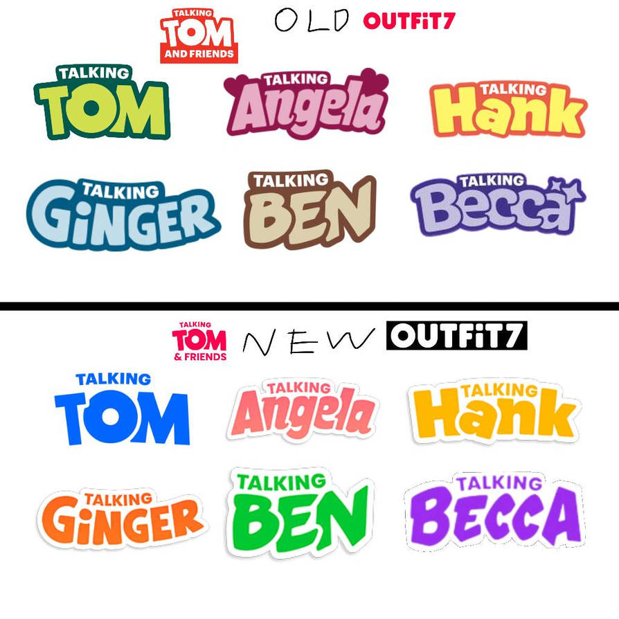 Outfit7 Talking Tom And Friends Logos Old Vs New By Sukanya2016 On outfit7-talking-tom-and-friends-logos-old-vs-new-by-sukanya2016-on