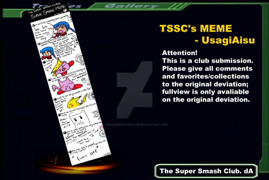 'TSSC's MEME' UsagiAisu