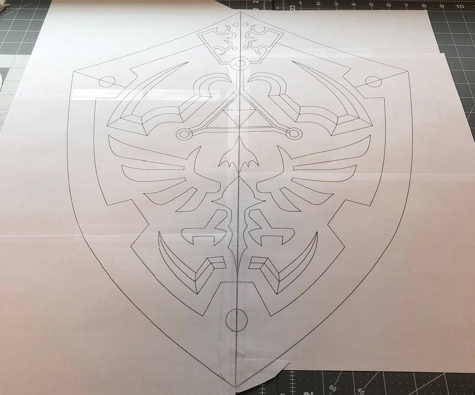 Making of Hylian Shield 1 by AyakaliMaid on DeviantArt
