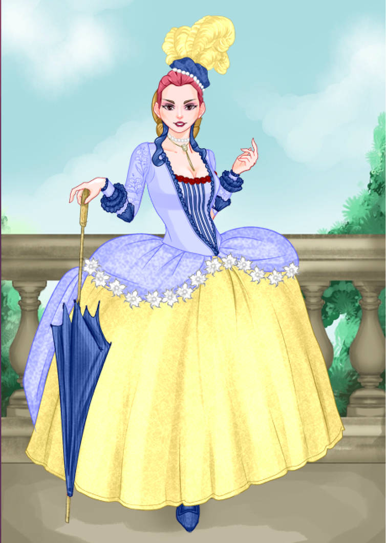 Rococo Rainbow Dash by LadyFayeTale on DeviantArt