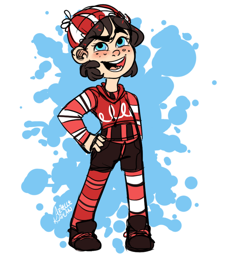 Peppermint Swirly Pants