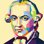 Immanuel Kant in Pop Art Portrait