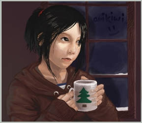 deviantID: winter coffee