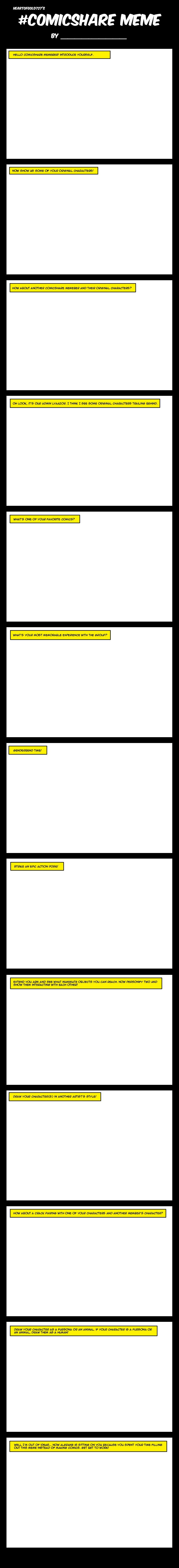 comicShare Meme Blank