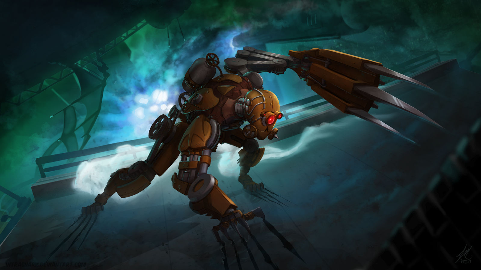 Magicpunk Robot SteamPunkRobot Final by vitrashark on DeviantArt