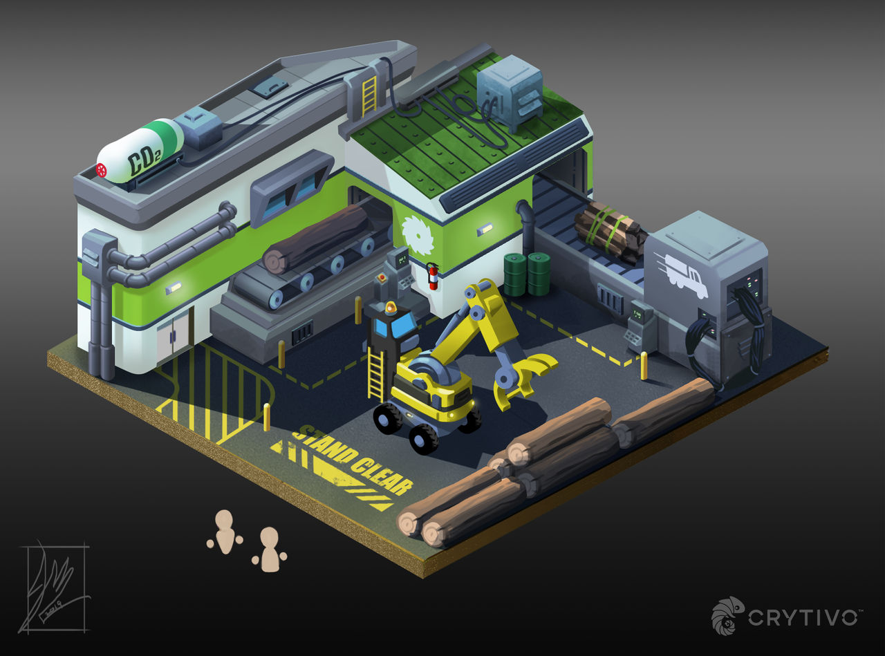 Log Refinery Machine Modern Log Refinery by vitrashark on DeviantArt