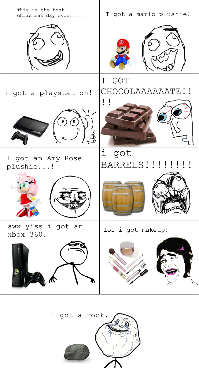 Christmas rage comic