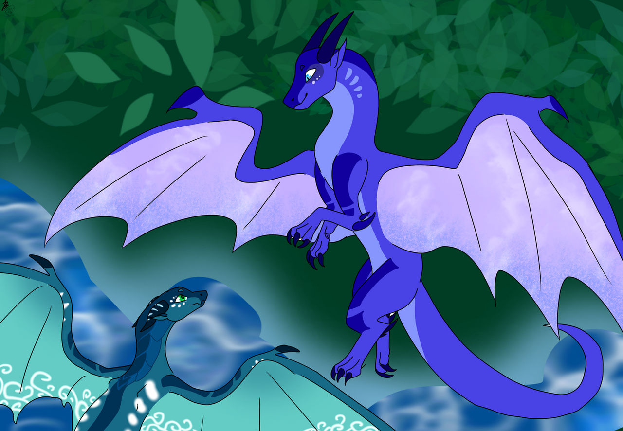 Rainwing Ruff RainWing and SeaWing by JaymoonStudios on DeviantArt