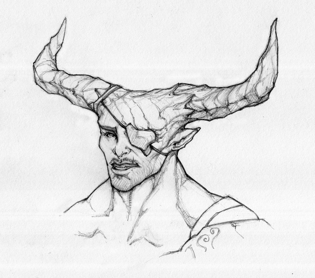 The Iron Bull - line art