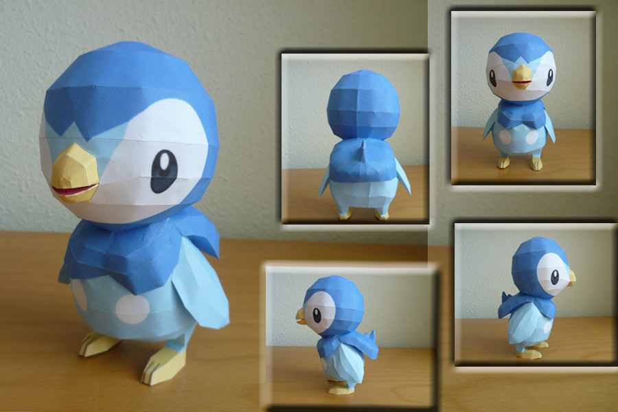 Piplup Papercraft