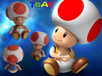 Toad papercraft by dodoman75