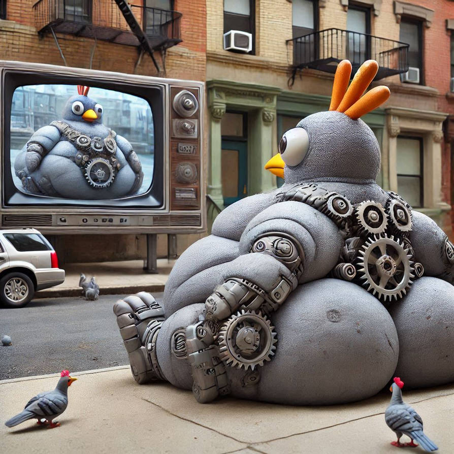 A Fat Bird-Bot Watching Its Clone (Version 2) by PenguinDareangel12 on ...