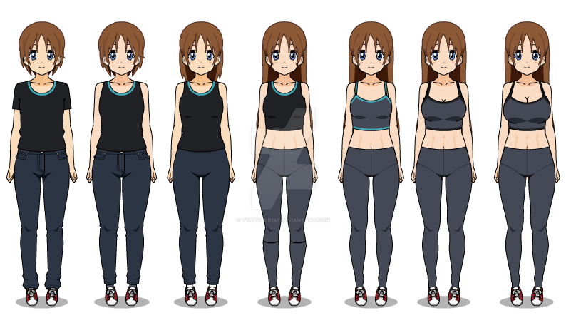 Male to Muscular Female TG Sequence by Tysaylor141 on.