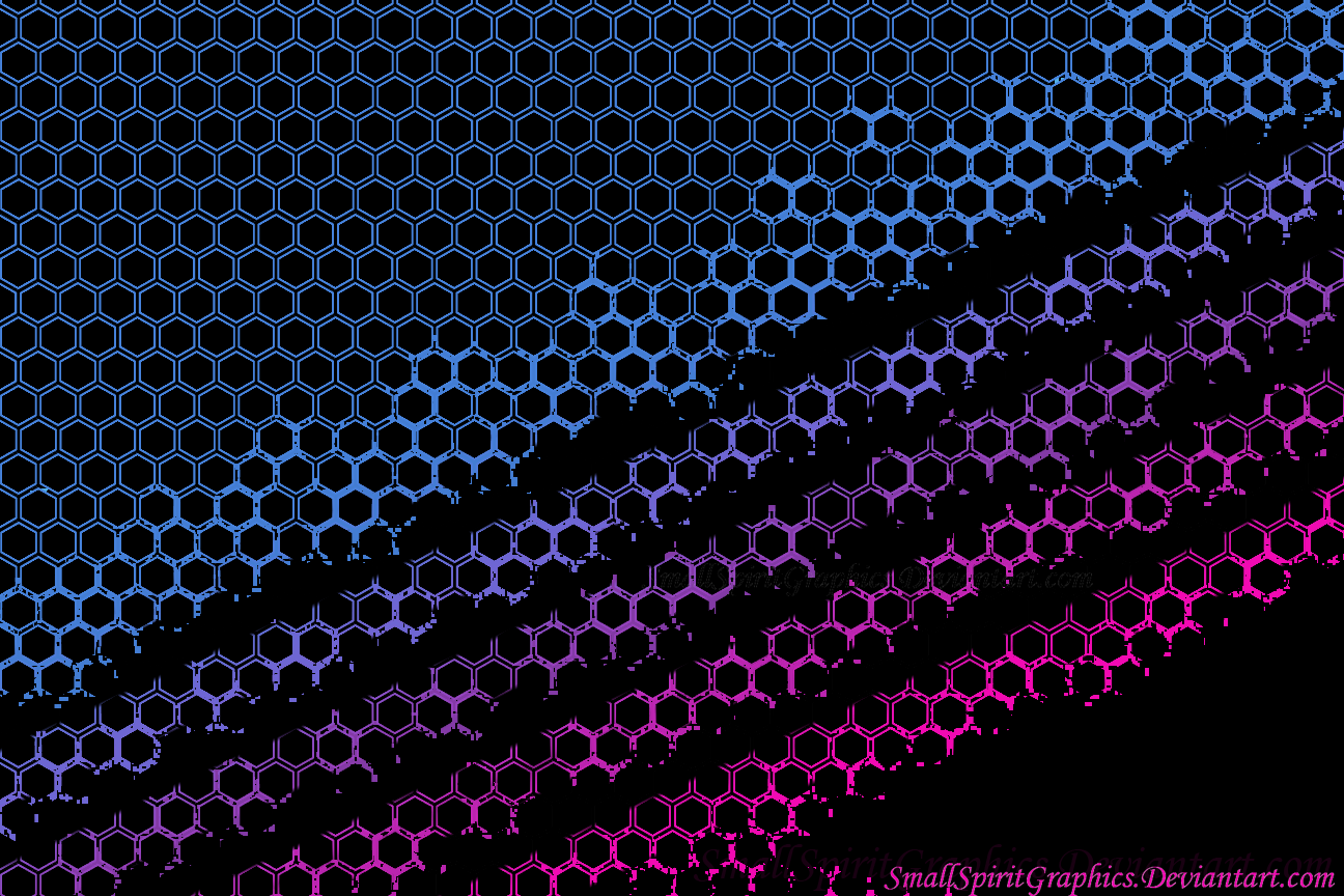 Shattered Honeycomb Background