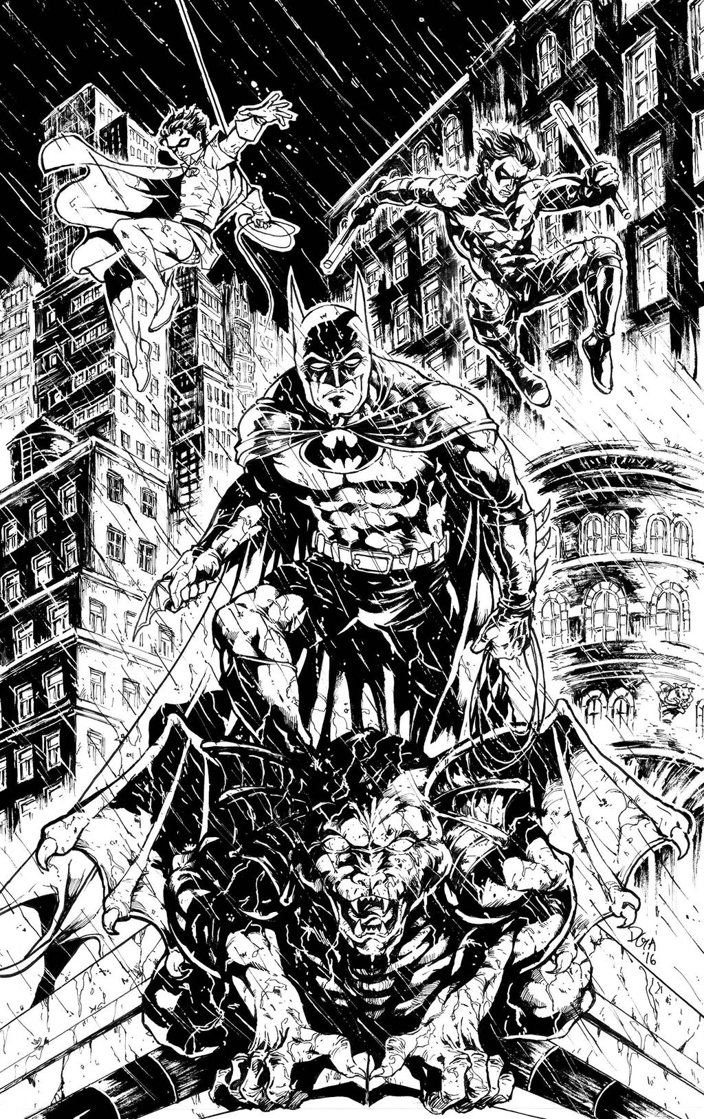 Batman Robin Nightwing of Gotham