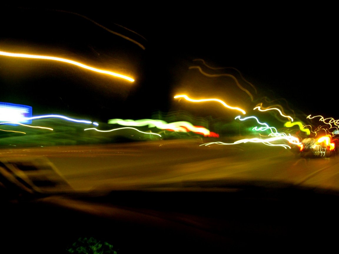 Night Lights Chase me By