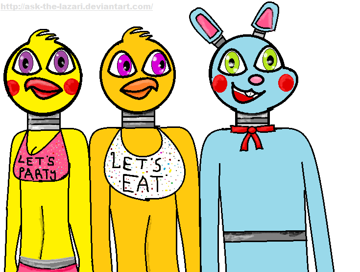 Bonnie and Chica as Toy Story characters 🐰🐔 : r/fivenightsatfreddys