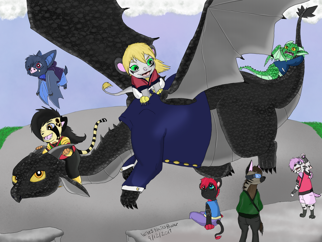 Dragon Riding by WilesNailsPower on DeviantArt