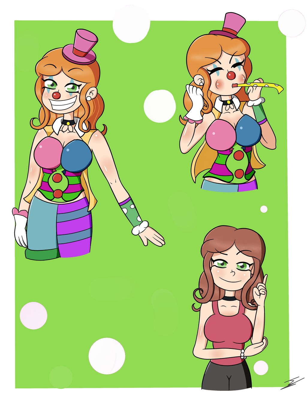 Clown Girl by Pepemay93 on DeviantArt