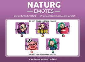 Twitch Emotes Naturg