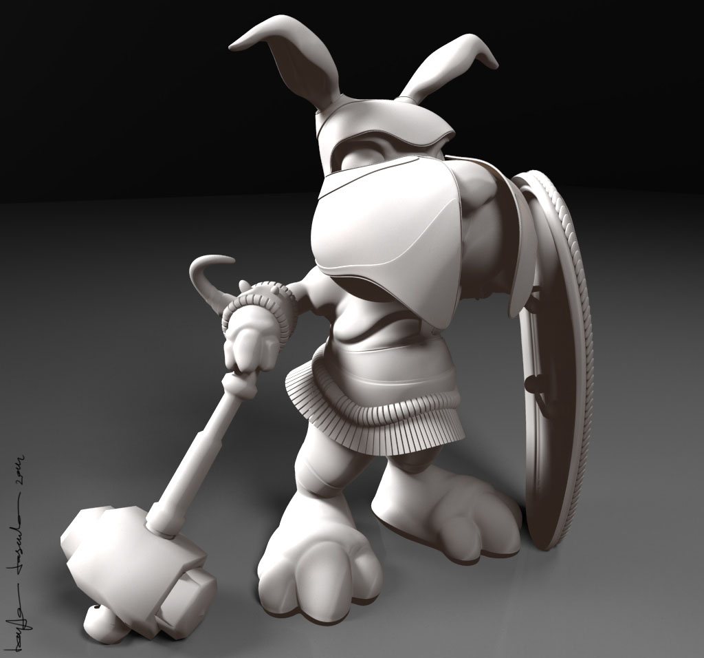 Rabbit 02 / ZBrush by hydmz on DeviantArt