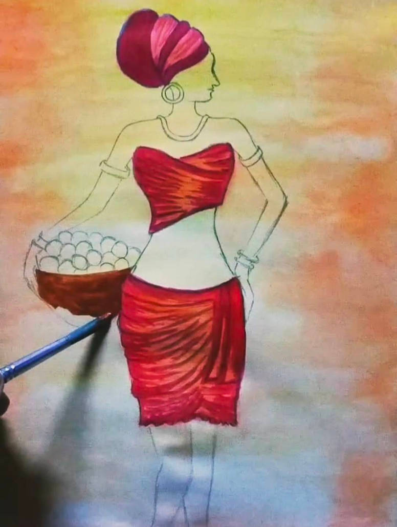 Tribal Art - Traditional Painting by shailadrawingacademy on DeviantArt