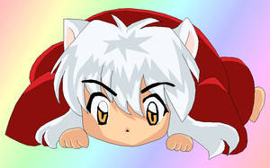 Chibi InuYasha Colored 2