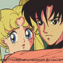 Old Sailor Moon Art - NR 2 Usagi And Mamoru