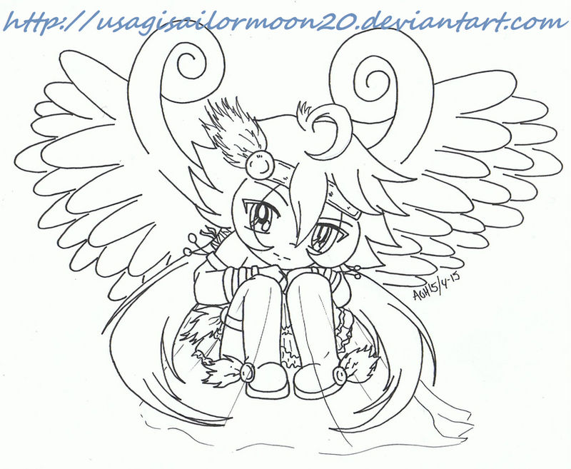 Art Trade - Valorie Goddess Chibi Form