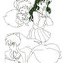 Shippou - Inu - Kagome