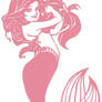 Loishs Mermaid Ariel Papercut