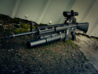 M16 with M203