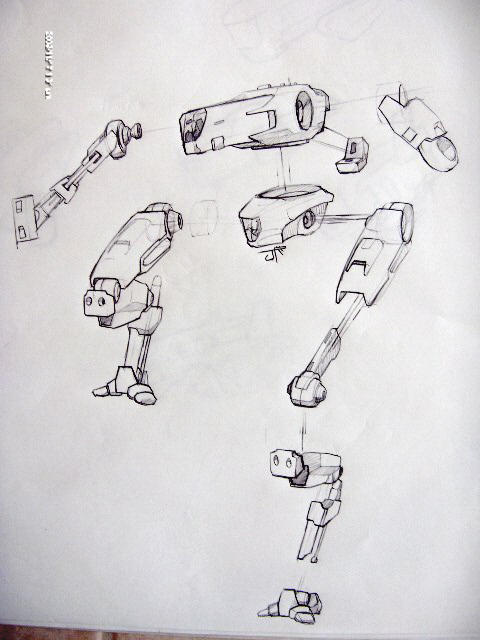 mech exploded view by ravager3 on DeviantArt