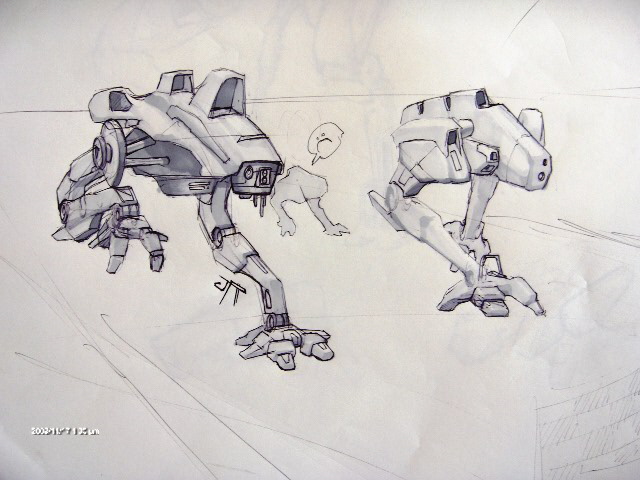 mech render: race by ravager3 on DeviantArt