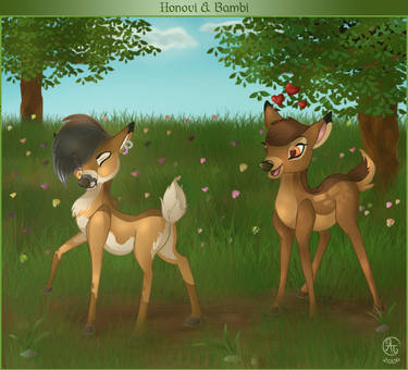 Honovi with Bambi