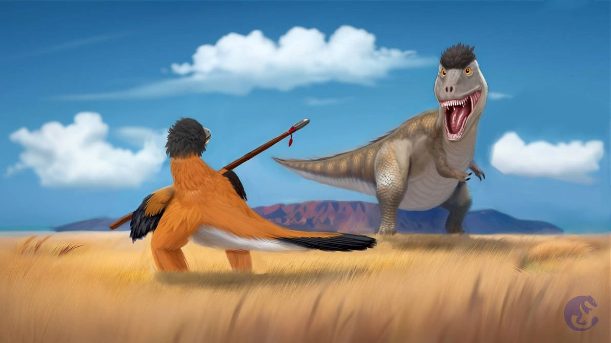 Fuzzy Raptor Raptor vs Trex by Fuzzy--Raptor on DeviantArt