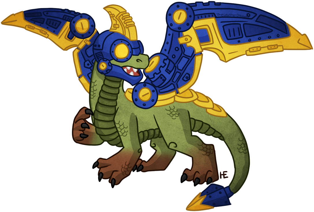 Fanart: Skylanders Dragons- Drobot by TheLeatherDragonI on DeviantArt