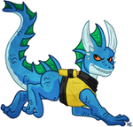 Fanart: Skylanders Dragons- Zap by TheLeatherDragonI