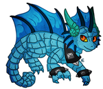 Fanart: Skylanders Dragons- Echo by TheLeatherDragonI