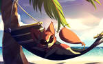 Skitty by the Beach by honrupi