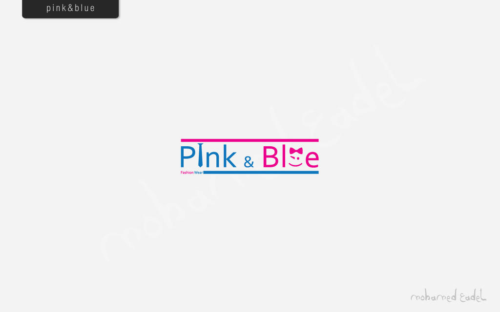 Pink and Blue logo